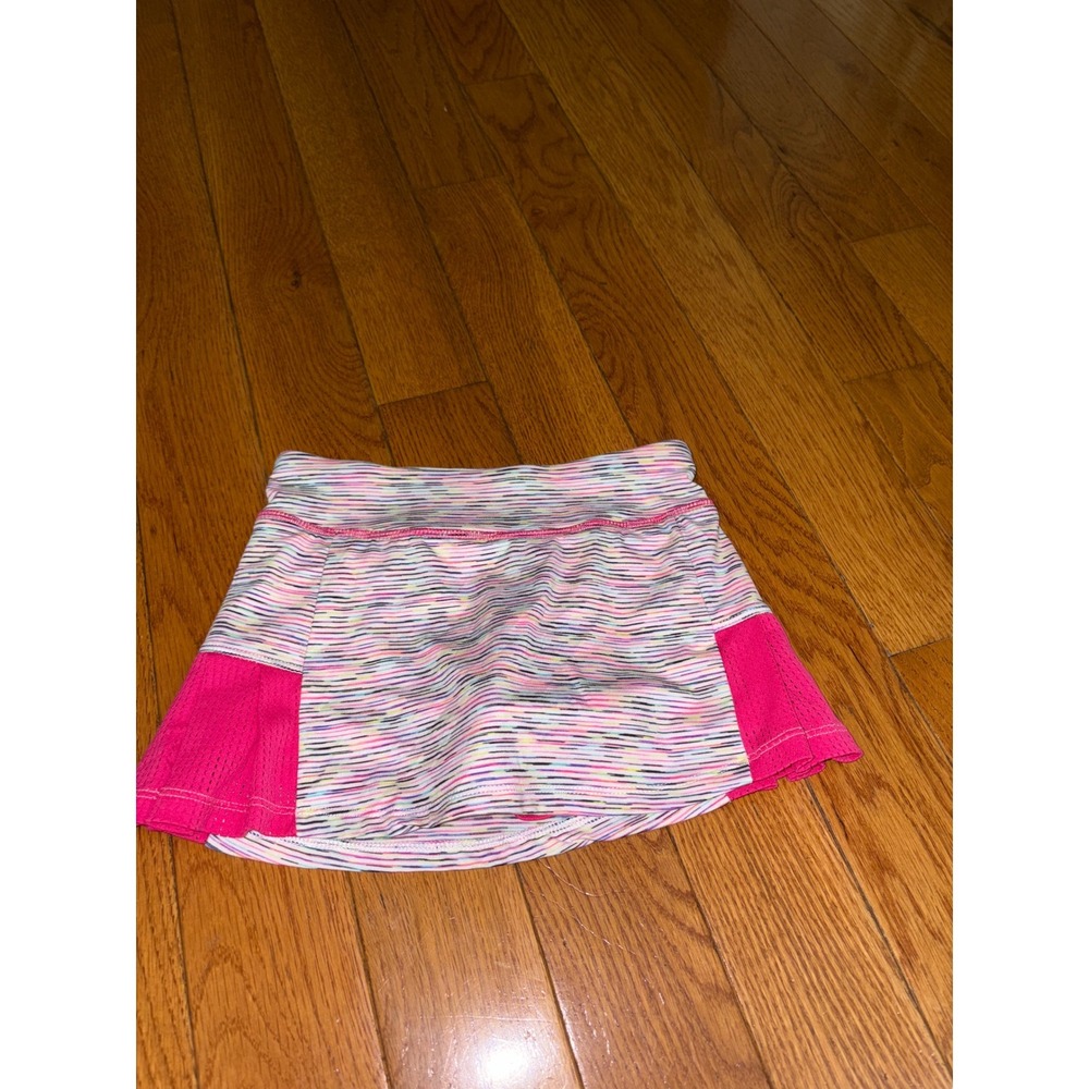 C9 Champion Girls Pink Space Dye Athletic Skort Built-in Shorts Size S 6-6X